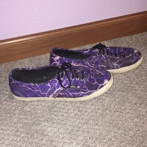 Purple Lightening Vans